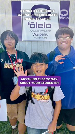 At events that we cover, like the Okinawan Festival, you may see a lot of youth behind the cameras. We mentor them directly onsite so they can get hands-on, real world experience out in the field! But what are their thoughts behind this work? How is it helping their dreams and skills? Let’s find out what the Waipahu Intermediate School student mentees and their teacher have to say about their experience with the Okinawan Festival coverage! *FULL version to be uploaded to our YouTube soon! Stay u