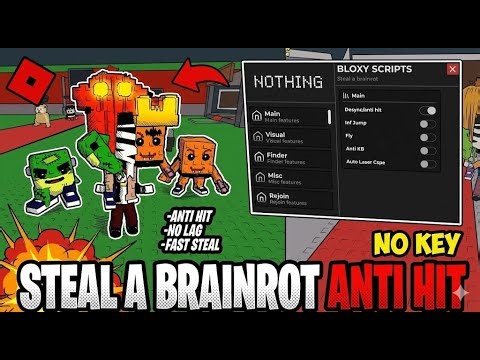 STEAL A BRAINROT SCRIPT 😈 SPAWN ANY BRAINROT + EZ STEAL (No Key)