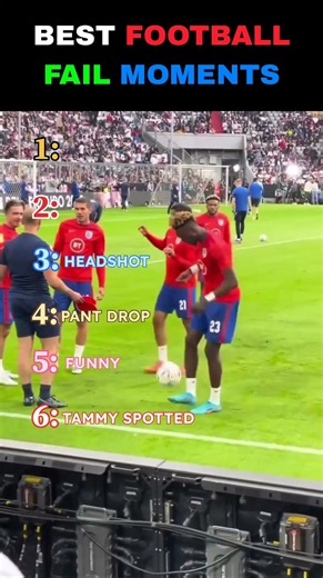Ranking Best Football Fails! 💀 #football #funny #shorts