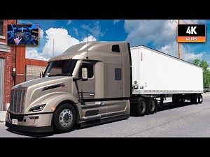 Peterbilt 579 + Cummins X15 | Burlington - St. Joseph | ATS 1.55 4K Gameplay + Wheel Cam