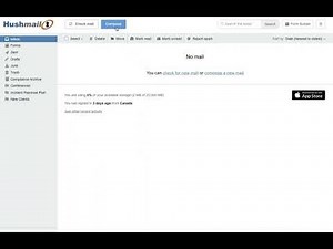 How to send a secure email with Hushmail