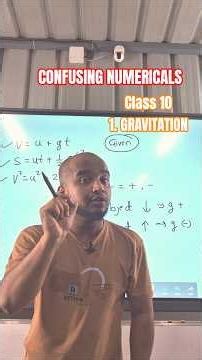 Numericals Easy Ho Jayenge 🚀 Newton’s Equation of Motion | Class 10 Science 1 Gravitation