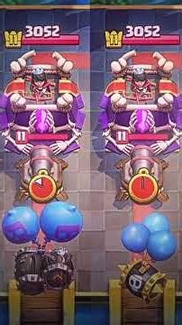 Evo Skelly Barrel vs Normal Skelly Barrel 💀⚔️ #ryley #jynxi #clashroyale