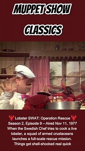 When dinner fights back and wins. 🦞💥 ☕ Buy me a coffee! ✨ https://buymeacoffee.com/MuppetShowMania #swedishchef #muppets #comedy | Muppet Mania