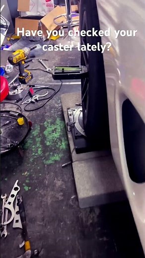 How to set up caster easy with some turn plates and a caster/camber gauge #racecar #alignment