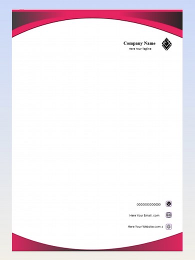 Create a Professional Letter Head in Microsoft Word
