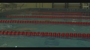 Slow motion swimming race in an olympic pool - Free Stock Video