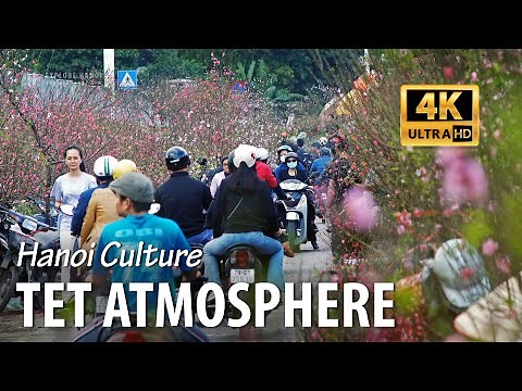 Tết (Lunar New Year) atmosphere in Hanoi Vietnam 2020