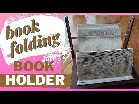 Book Folding Stand - Cut your book folding projects faster and easier
