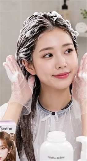집에서 이렇게 쉽게 염색된다고? 🫧 미쟝센 헬로버블 셀프염색