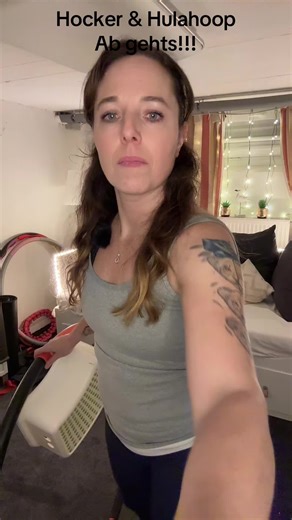 Engaging Mini-Workout with Hocker and Hulahoop