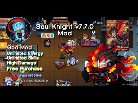 Soul Knight v7.7.0 Mod by: @topgame22 | Mod Menu and Free Purchase all🔥