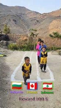 Canada vs Russia kids jumping challenge 🤩