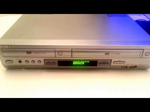 Sony SLV-D300P DVD VHS VCR Combo Player Broken DVD Drive NO REMOTE Ebay Showcase Sold!