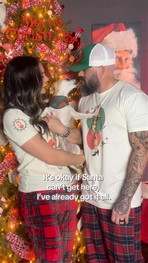 First Christmas with Bella…the kind of magic we didn’t even know we were missing. 🥹 Now we have everything we could ever want. 🎄❤️🐾 #christmas #christmas2025 #BellaMoments #HolidayMagic #HereComesBella | Here Comes Bella