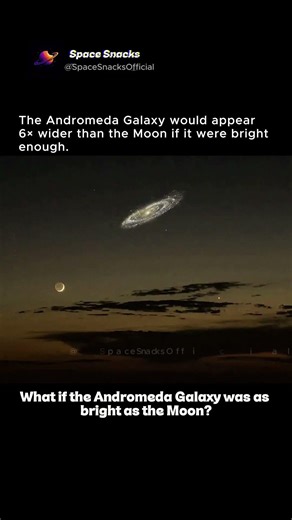 If Andromeda Were Bright, It Would Dominate Our Sky 😳