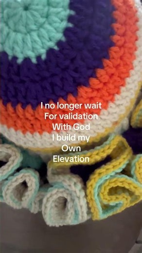 Dramatic ruffled crochet hat