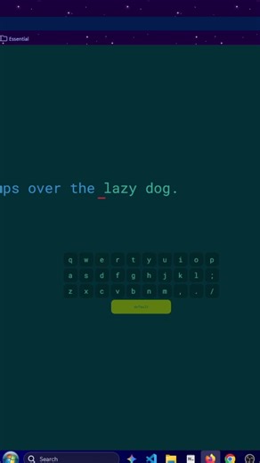 Slow typer VS. Fast typer #fastvsslow #monkeytype #100wpm_speed