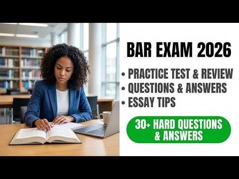 Pass the 2026 Bar Exam Fast: Practice Questions Answers & Essay Guide