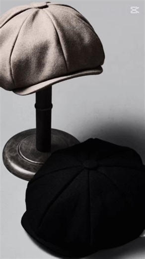 New arrival British Style Vintage Tweed Octagonal Hat Casual Beret Painter Hat Black Camel Autumn and Winter Newsboy Hat Limited stock Size -s and m | Export Cap Zone