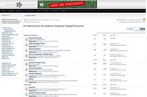 MORE ARDUINO SUPPORT! Welcome Bill (arduwino) to the Adafruit customer support forums!