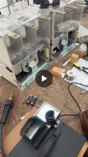 Testing the Contactor Source control unit after working on the coils and complete redesign of the SCU economizer circuit (pull hold low coil temperature system). | Eng. Cephas Kalembo