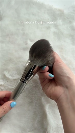 Loose Powder Brush & Fluffy Powder Puff Demo | Soft, Smooth & Flawless Setting 💗