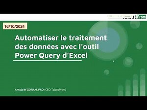 Cas pratique de traitement des données avec Power Query - Analyse de données avec Excel