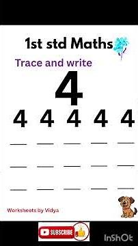 1st std Maths worksheet✨