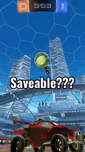 Watch until the end for the best Rocket League save! #rocketleague #gaming #shorts