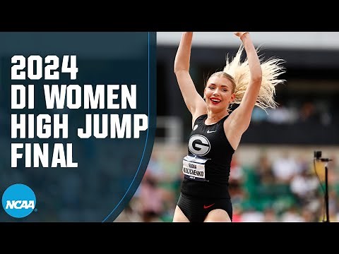 Women's high jump final - 2024 NCAA outdoor track and field championships