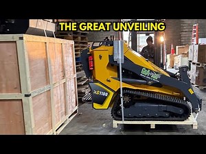 the First Container of XC1100 Mini Skid Steers in America!