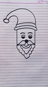 52K views · 316 reactions | Santa Drawing Easy  #drawing #Christmas #draw #artist #painting | Drawing Teacher | Facebook