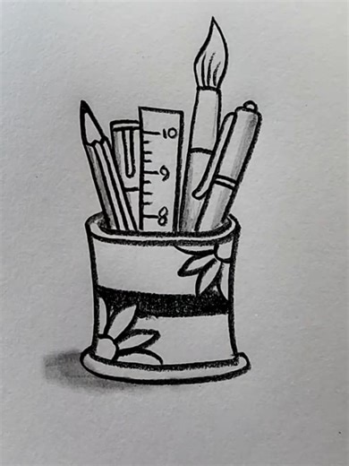 let's make basket with pencil . . . #draw #drawing #howtodraw #drawingprocess #drawingtutorial