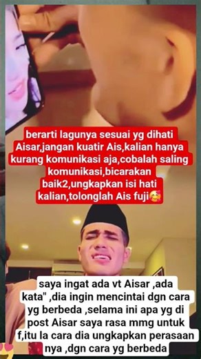 Aisar's expression of feelings through the song Galah #shortsfeed #fujirahmadi #shorts