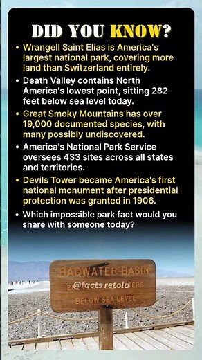 What America’s National Parks Preserve