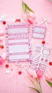 After so many requests, I finally got around to designing our first ever book review stationery 💌📚 We’ve got a book review pad, a sticky note, and a sticker sheet launching 2.18 at 11AM CT I think these would be so cute for journaling especially for bookish spreads! 😍 #stationeryshop #cutestationery #bookreview #bookjournaling #bookish | Unicorn Eclipse