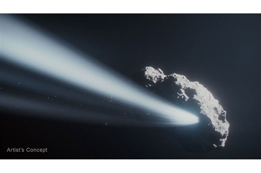 Hubble captured comet 41P reversing its spin — and twisting the other way — after passing the Sun