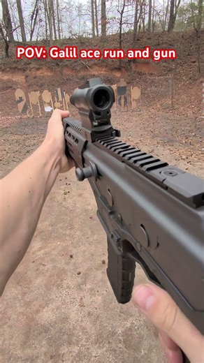 Running and gunning with the Galil ace #competition #akm