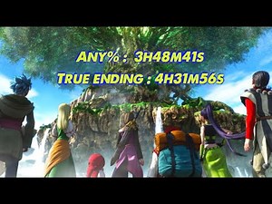 [WR] DQ11 3:48:41 any% & 4:31:56 true ending speedrun