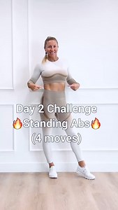 5.2K views · 2K reactions | Day 2 of our 7-Day Standing Abs Challenge!   Each move 40 seconds repeat the full set 5x  4 moves, standing strong—your abs will thank you later. Who’s still with me?  . . . . . . . . . . . . . #standingabsworkout #abchallenge #flatabs #athomeworkout #fitjourney #womenwhoworkout #corestrength #fitnesschallenge #fitmomlife #workoutsathome #strongnotskinny #fitover40 | Workouts By ZZ | Facebook