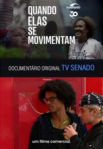A atriz Luana Xavier, a juíza Antônia Faleiros, a pedagoga Angélica Silva. Quando essas mulheres extraordinárias contam suas histórias, convém parar pra ouvir. O documentário “Quando Elas se Movimentam”, produção da TV Senado dirigida pela cineasta Susanna Lira, foi exibido no Cine BBB desta segunda (9). E ainda vai ao ar no especial Falas Femininas, pelo Dia Internacional da Mulher. Conhecer a vida dessas três mulheres é também conhecer uma parte da história da luta feminina por direitos e igua