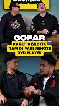 Gofar kaget :diskotik tapi DJ pake remote DVD player #gofarhilman#diskotik#suryainsomnia #viral