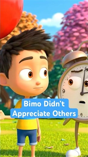 Bimo Didn’t Appreciate Others… Until He Learned to Say Thank You 😢🙏 | Kids Animation #animation