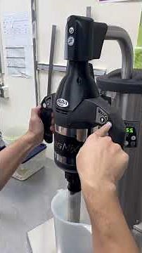 【交機教學】義大利 FAMA BIGMIX 桌上懸臂式均質機｜控制面板與安全裝置完整操作指南