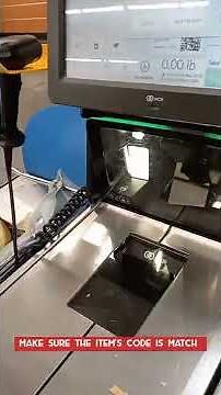 How to self check out the vegetables, fruits at Walmart