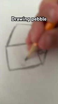 How I sometimes draw pebble ￼