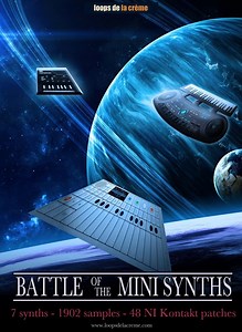 Loops de la Crème Battle of the Mini Synths for Kontakt