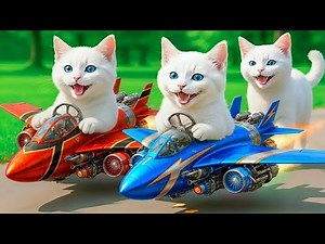 Mama Cat’s Farm Salon: Trimming Fur and Making a Tiger Hat for Her Kittens 🐾🎩🐯