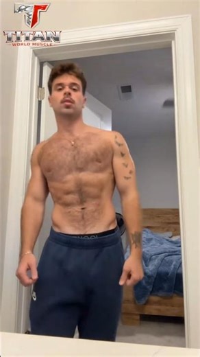 Amazing bodybuilder fitness model and actor